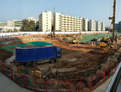 深圳富通海智科技園旋挖灌注樁工程